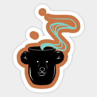 Bear's moment Sticker